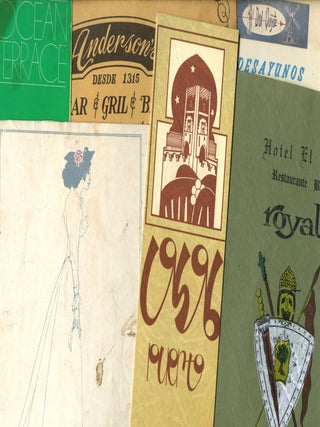 Collection of Mexican Tourist Restaurant Menus and Table Cards (33)