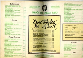 Item #CAT000767 Collection of Mexican Menus (18