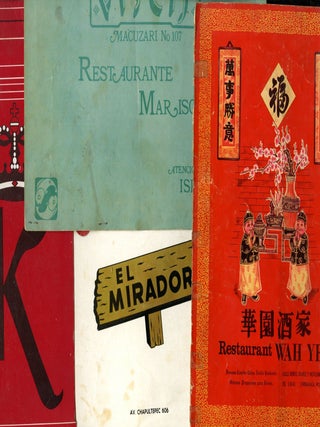 Collection of Mexican Menus (18)