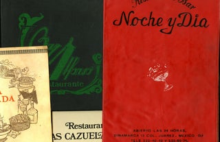 Collection of Mexican Menus (18)