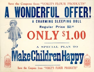 Item #CAT000778 Voigt's Flour Products: "A Wonderful Offer!" A Charming Sleeping Doll...