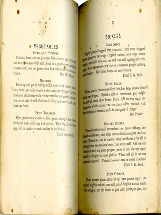 Choice Recipes Contributed by the Friends of the Methodist Episcopal Church Lafargeville, N.Y.