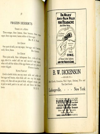 Choice Recipes Contributed by the Friends of the Methodist Episcopal Church Lafargeville, N.Y.