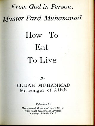 How to Eat to Live