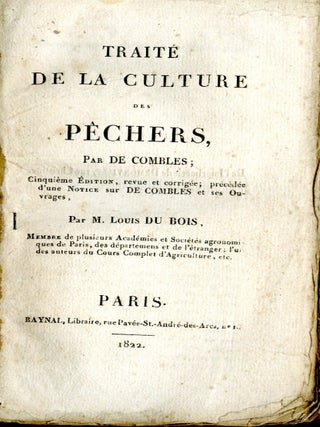 Traité de la culture des pêchers