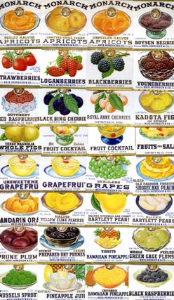 Monarch Finer Foods Advertising and Label Sample Binder