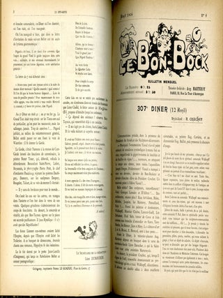Le Bon-Bock Bulletin Mensuel 1905-1909