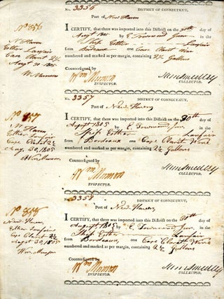 Item #CAT000864 Small Group of New England Ephemera Involving Beverage Commerce. receipts