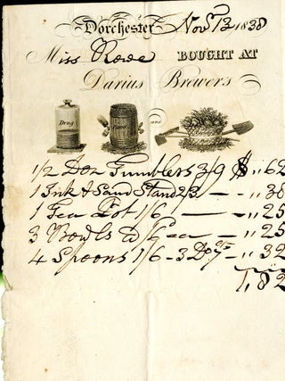 Small Group of New England Ephemera Involving Beverage Commerce