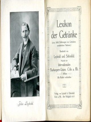 Lexikon der Getränke (circa 3000 Erklärungen von Getränken verschiedener Nationen.)