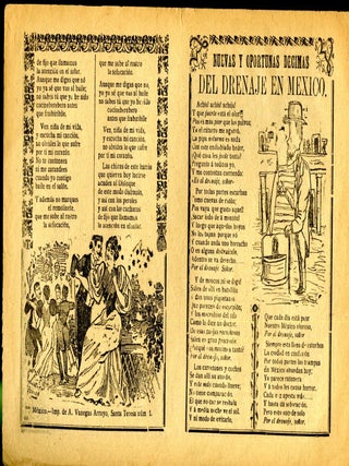Item #CAT000910 Los Cocineros & Nuevas y Oportunas Decimas del Drenaje en Mexico. José...