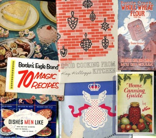 Group of Labels and Promotional Cookbooks 1920s and 30s