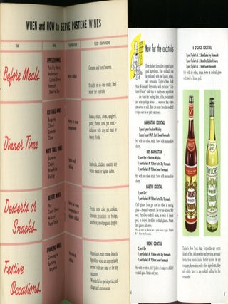 Pair of promotional cocktail manuals