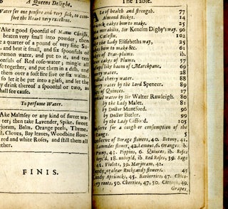 A Queen's Delight: Of Conserves and Preserves, Candying and Distilling Waters [