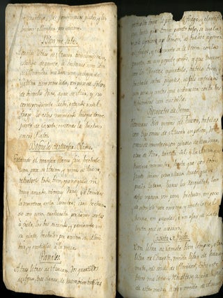 Early 19th Century Mexican Manuscript Cookery