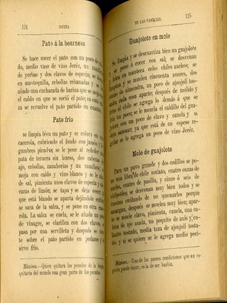 Manual de Cocina. Recetas recopiladas por la Srita Maria Isla quien cedio a la Casa de "La Misericordia Cristiana"