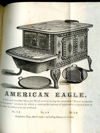 Three American Stove Catalogs from Troy, NY: The Troy Fuel Economist...P. Low's Union Hot Air Cooking Stove; The New Empire Hot-Air, Gas and Base-Burning Cooking Stove; Descriptive Catalogue of Stoves & Ranges for sale by H. Chalmers