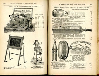 The Grand Rapids Cook Book : a reprint of the old Congregational cook book by permission AND Illustrated Price List of H. Leonard's Sons & Co. Cookery, Glassware, Lamps, Silverware and House Furnishing Goods