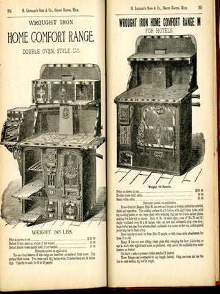 The Grand Rapids Cook Book : a reprint of the old Congregational cook book by permission AND Illustrated Price List of H. Leonard's Sons & Co. Cookery, Glassware, Lamps, Silverware and House Furnishing Goods