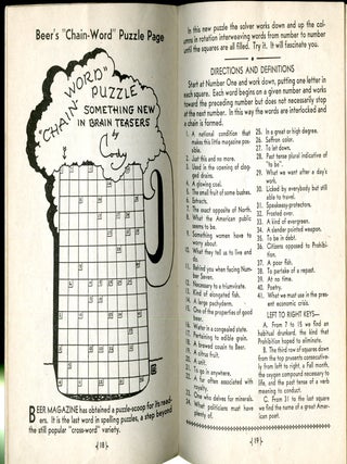 Beer: The Little Magazine with the Big Appeal Vol 1 No. 1 June 1932