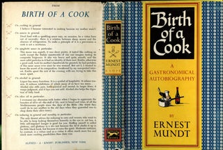 Item #CAT000953 Birth of a Cook. Ernest Mundt