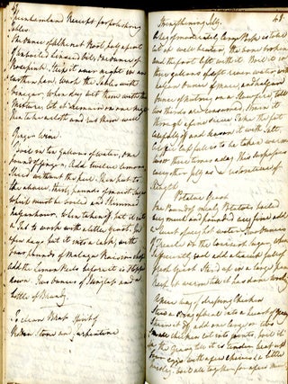 English Manuscript Cookbook