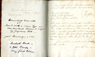 English Manuscript Cookbook dated 1847