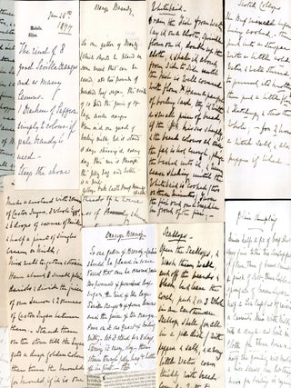 English Manuscript Cookbook dated 1847
