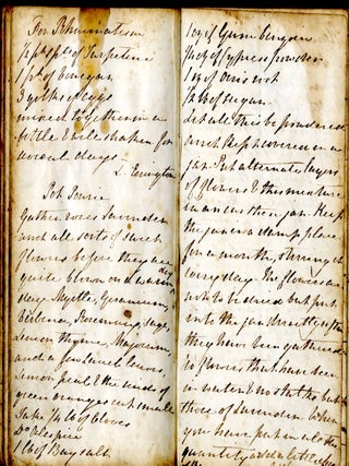 English Manuscript Cookery ca. 1889