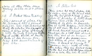 English Manuscript Cookery ca. 1896