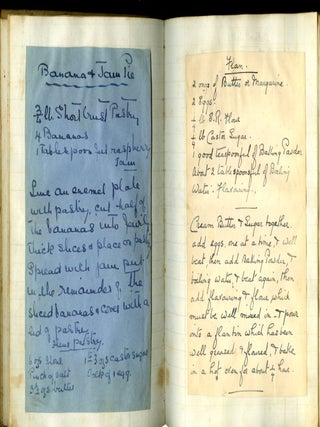 20th Century English Manuscript Cookbook
