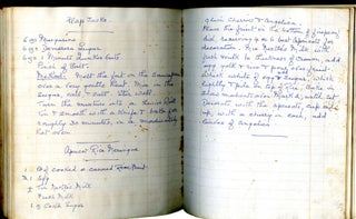 20th Century English Manuscript Cookbook